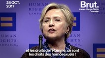 Hillary Clinton égratigne les USA en parlant des droits LGBT