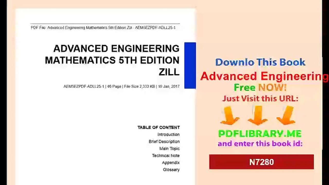 Advanced Engineering Mathematics 5th Edition Zill