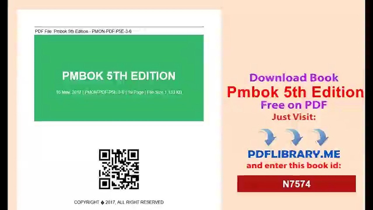 Pmbok 5th Edition