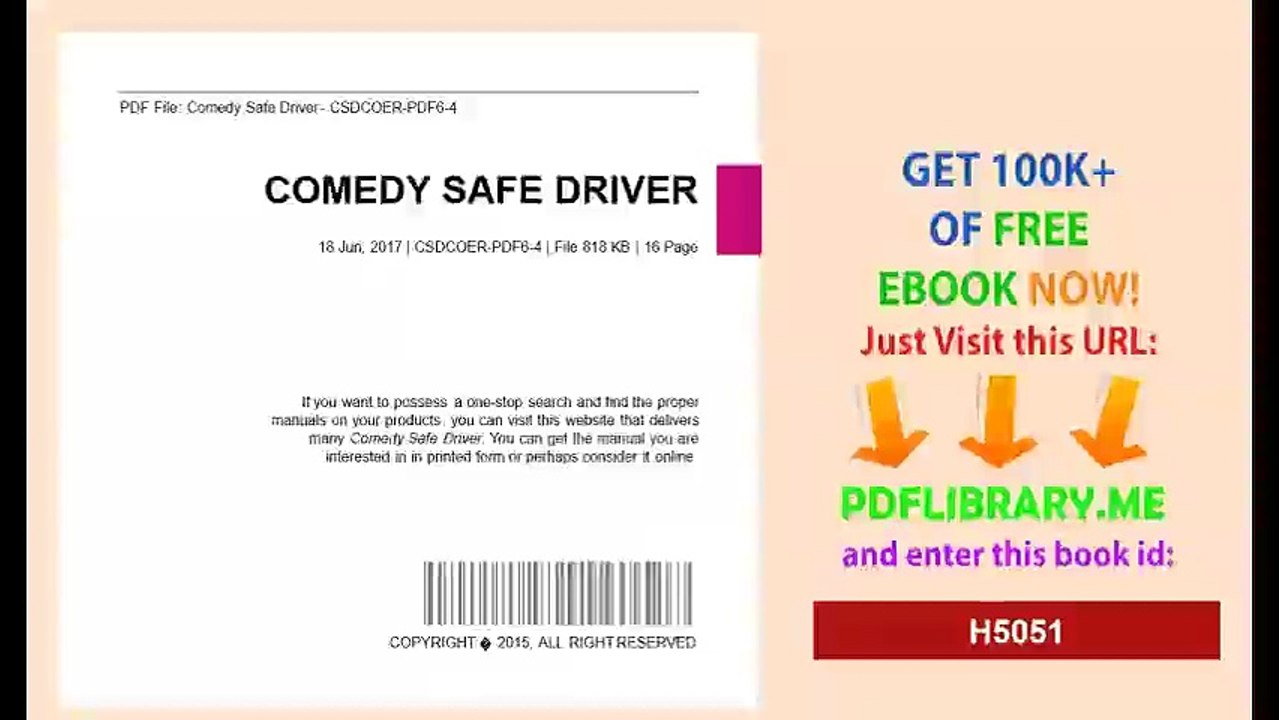 Comedy Safe Driver