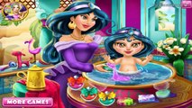 Baby Princess Ladybug, Aurora, Moana, Jasmine, Elsa, Anna, Rapunzel - Baby Bath Games for Kids