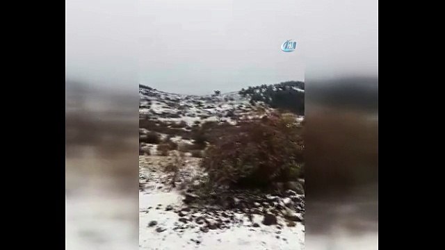 Ankara’ya mevsimin ilk karı yağdı