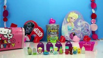 Valentines Surprise Toys SHOPKINS TRASHIES SPONGEBOB Blind Bag Toy Videos | Happy Valentines Day