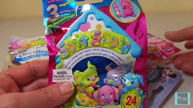 Giant Care Bear Play Doh Surprise Egg Blind Bag Care Bear MLP Soft Spots LPS Despicable Me Frozen