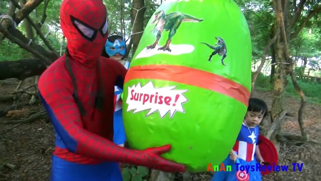 GIANT EGG SURPRISE OPENING DINOSAUR – Săn Và Bóc Trứng Khủng Long Khổng Lồ ❤ AnAn ToysReview TV ❤