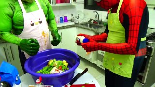 Spiderman Free Big Mac Prank with Frozen Elsa, Hulk & Frozen Anna - Superheroes Movie In Real Life
