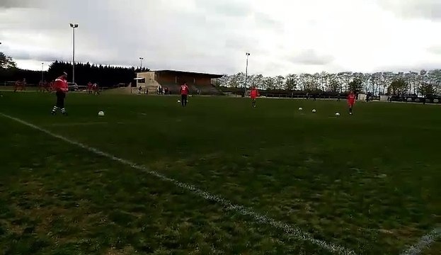 Video 1 : Echauffement gardien avant rencontre contre ST ROMANS LES MELLE