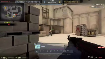 Nice spray control with the AK-47!