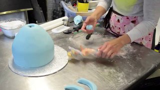 How to Make a Disney Cinderella Dress Cake