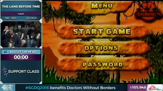 The Land Before Time by CardsOfTheHeart in 0:11:29 - SGDQ2016 - Part 23
