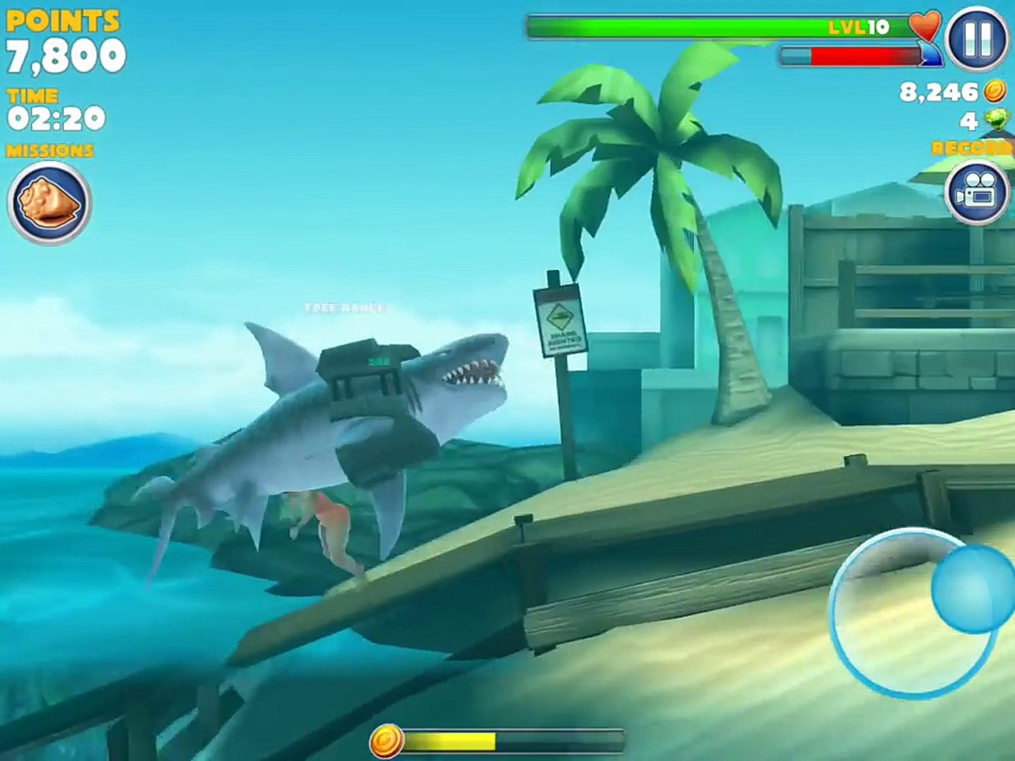 Hungry Shark Evolution: Tiger Shark Gameplay
