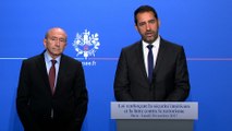 Conférence de presse de Gérard Collomb et Christophe Castaner suite à la promulgation de la loi antiterroriste