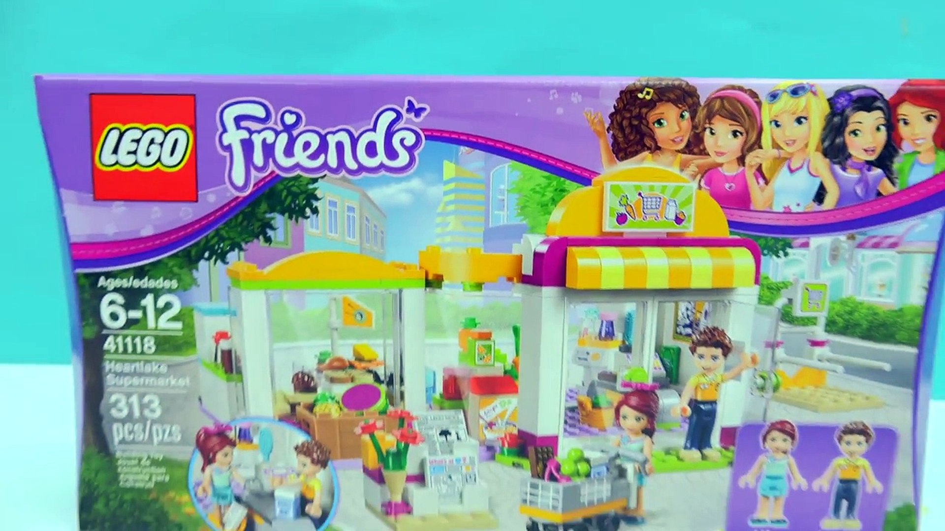 Surprise Blind Bags + Queen Elsa Shops at Lego Friends Supermarket Store  For Food – Видео Dailymotion