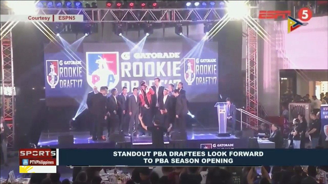 SPORTS NEWS | Standout PBA draftees look forward to PBA Season opening