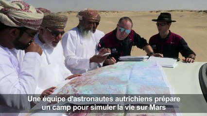 Espace: le désert d'Oman, porte d'entrée de la planète Mars
