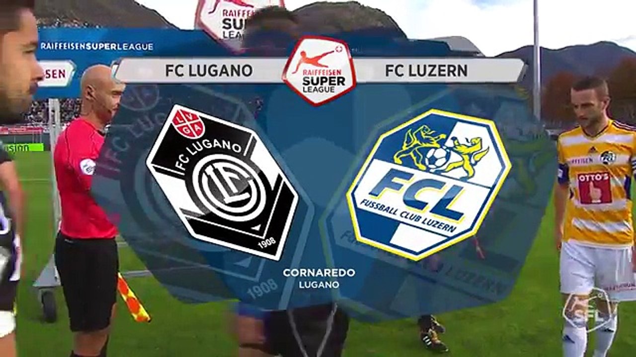 Lugano 1:0 Luzern (Swiss Super League 29 October 2017)