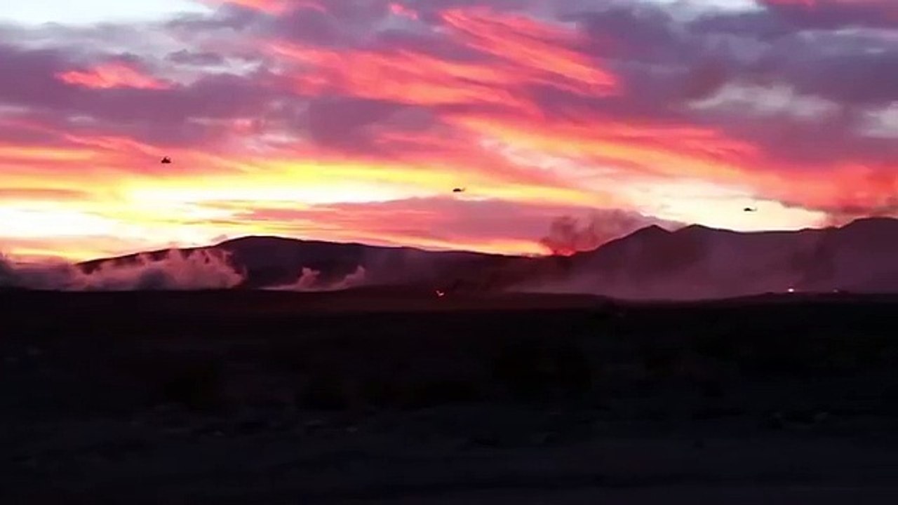 US Military Massive Live Fire Action U.S. Soldiers and Airmen from the XVIII Airborne Corps