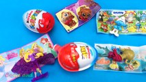 Super Surprise Eggs Kinder Surprise Kinder Joy Finding Dory Disney Princess TMNT Learn Colors Kids