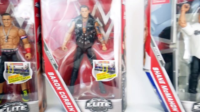 WWE Elite 50 SHANE MCMAHON, BARON CORBIN & JOHN CENA Mattel Toy Unboxing & Review!!