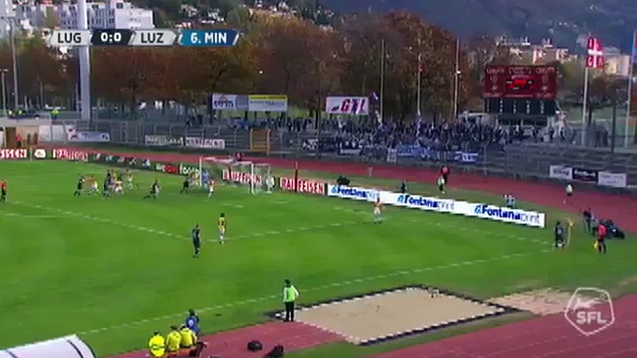 Lugano 1:0 Luzern (Swiss Super League 29 October 2017)