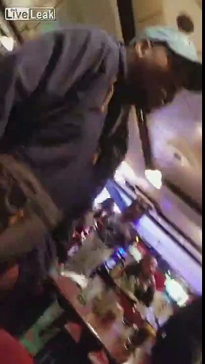 Puerto Ricans fighting on board a cruise ship