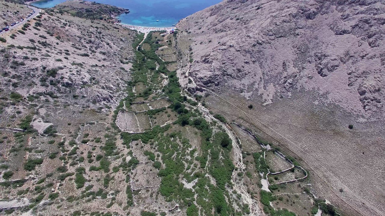 Beautiful Oprna Bay, Stara Baška, Croatia