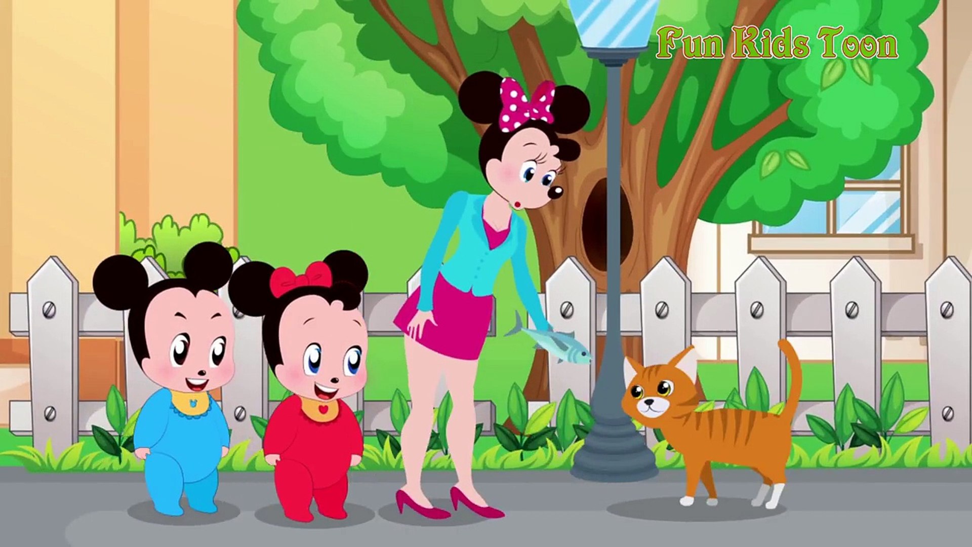 Baby Mickey And Minnie Mouse In Love