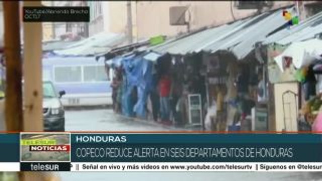 Honduras: COPECO reduce alerta amarilla por disminución de lluvias