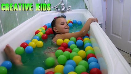Baby playing water pool Kids Songs By Creative Kids