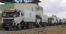 Humanitarian Convoy Delivers Aid to 40,000 in Besieged Eastern Damascus Suburbs