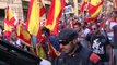 Far-right extremists force Catalan police van to retreat