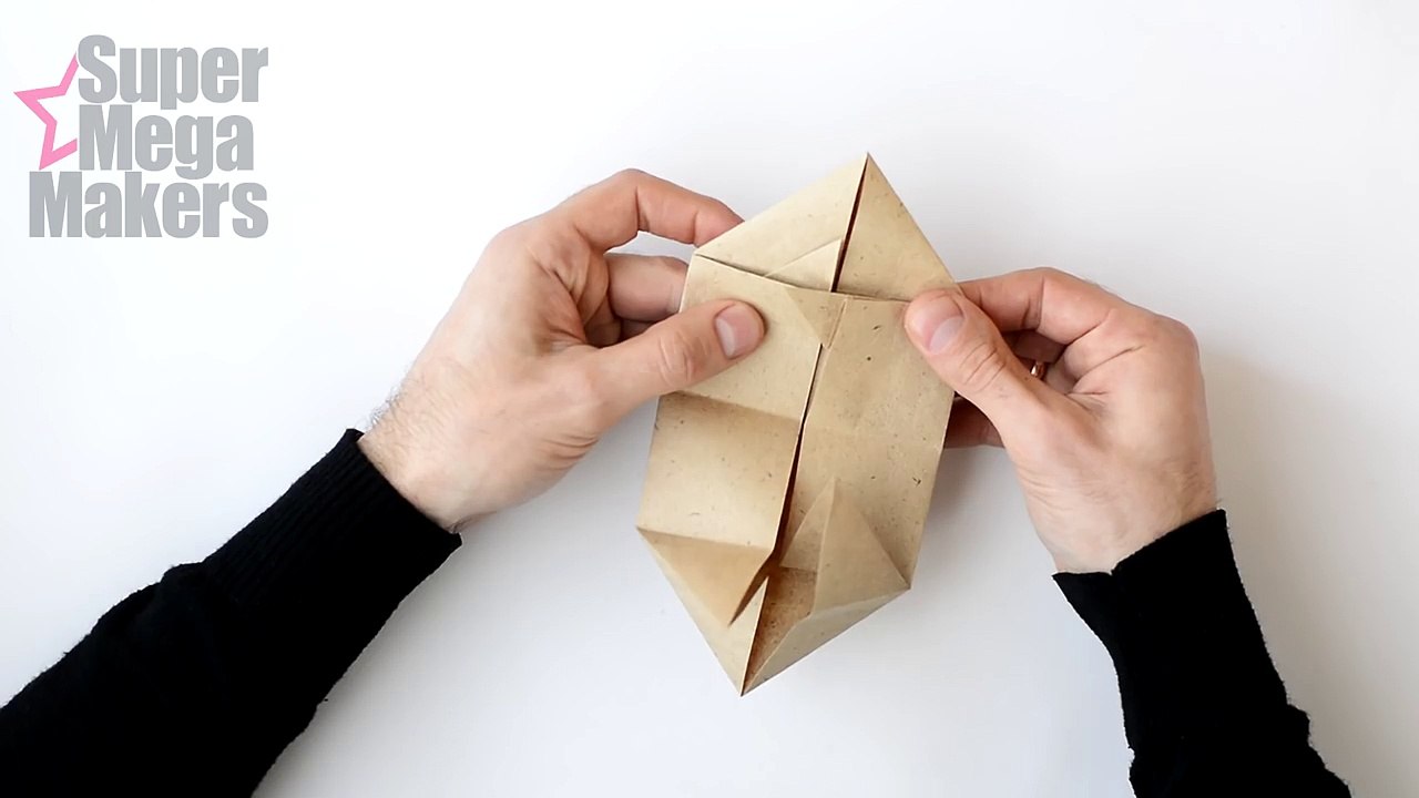 Origami Dinosaur. How to make dinosaur from paper. Stegosaurus