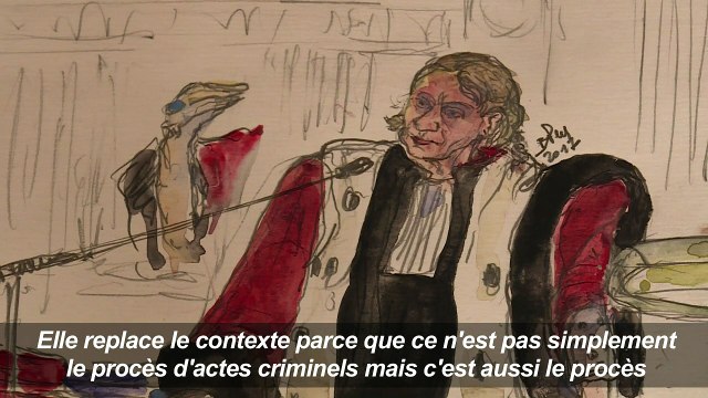 Procès merah: supension de séance et croquis