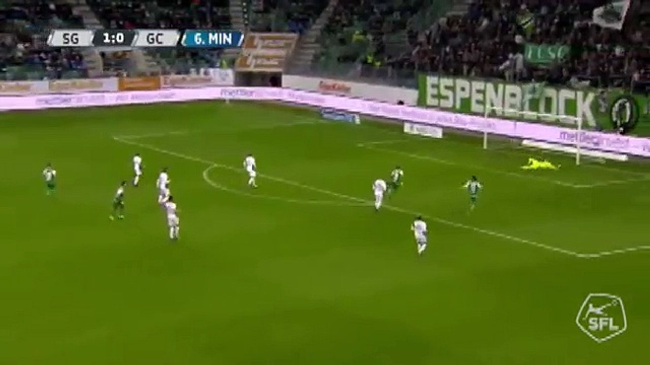 Sankt Gallen 1:0 Grasshoppers  (Swiss Super League 29 October 2017)