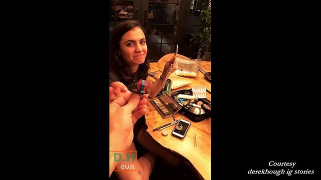 Derek Hough and Hayley Erbert celebrating Halloween - Oct 27, 2017