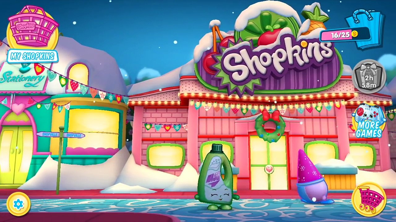 Shopkins World Sled Rides With Shoppie Kirstea