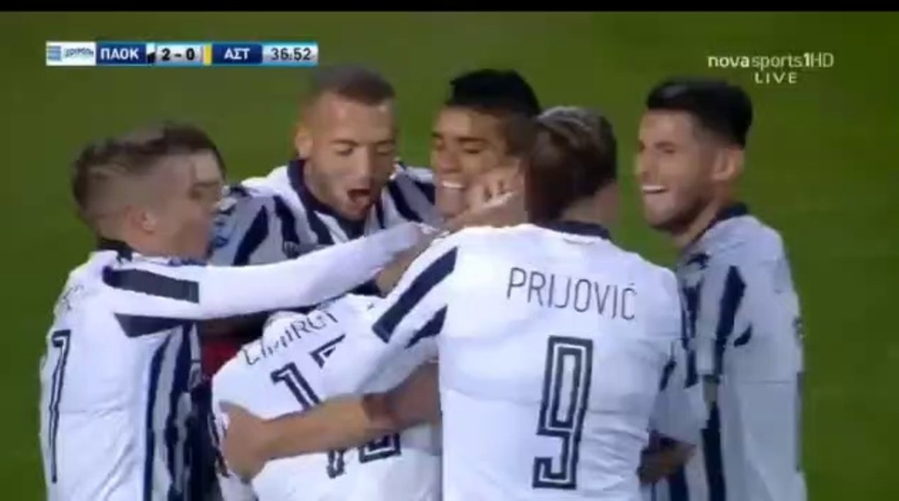 Maurício Second AMAZING Goal - PAOK 2 - 0 Asteras Tripolis - 30.10.2017