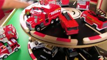 Hot Wheels Fire Trucks Ambulances and Police Cars | Fast Lane SOS Station | Fun Toy Cars for Kids