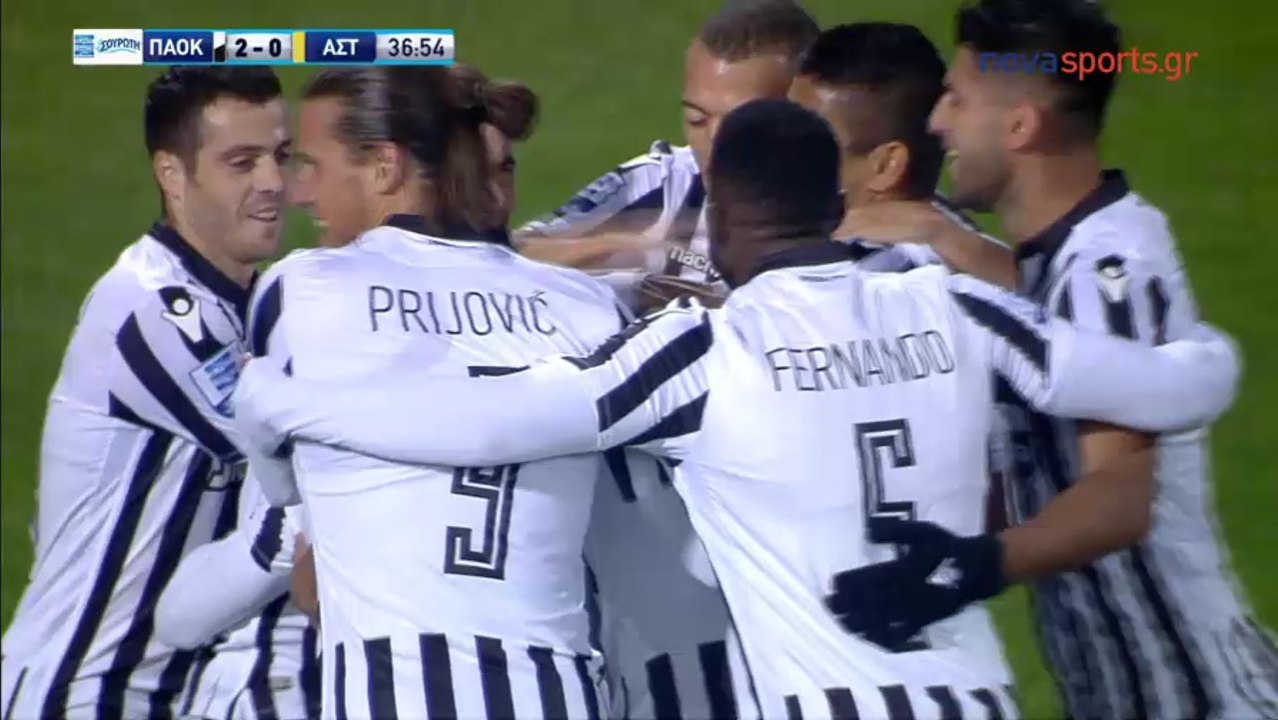 PAOK 2 - 0 Asteras Tripolis - Full Highlights 30.10.2017 [HD]