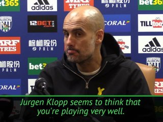 Download Video: City champions by January? Guardiola shrugs off Klopp claims