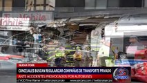 Concejales busca regularizar compañías de transporte en NY