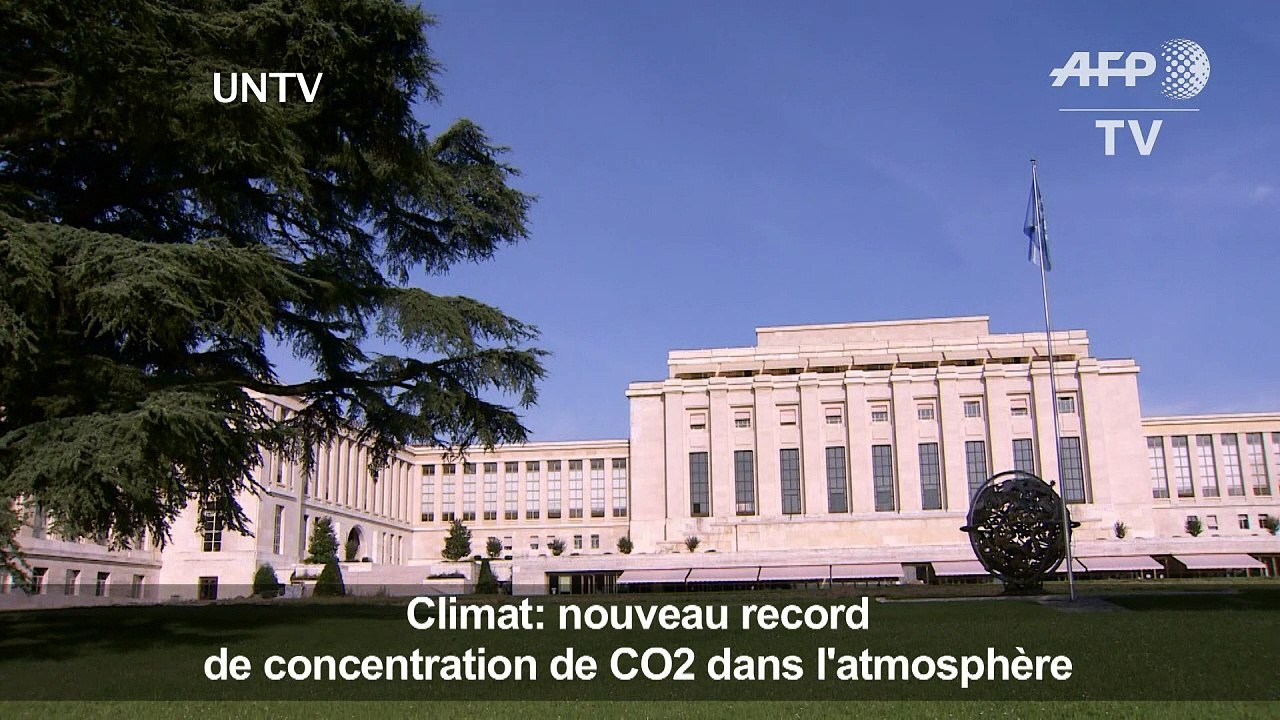 Climat: nouveau record de concentration de CO2 dans l'atmosphère