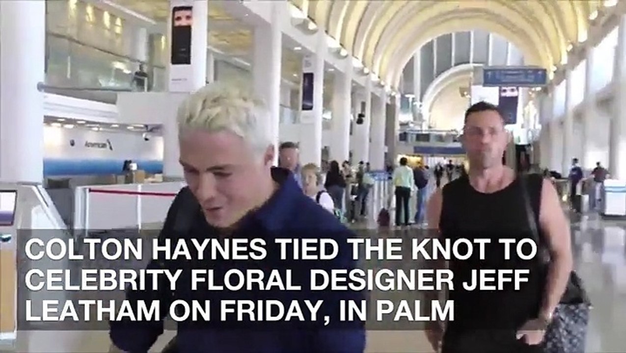 ‘Teen Wolf’ star Colton Haynes Marries Floral Designer Jeff Leatham