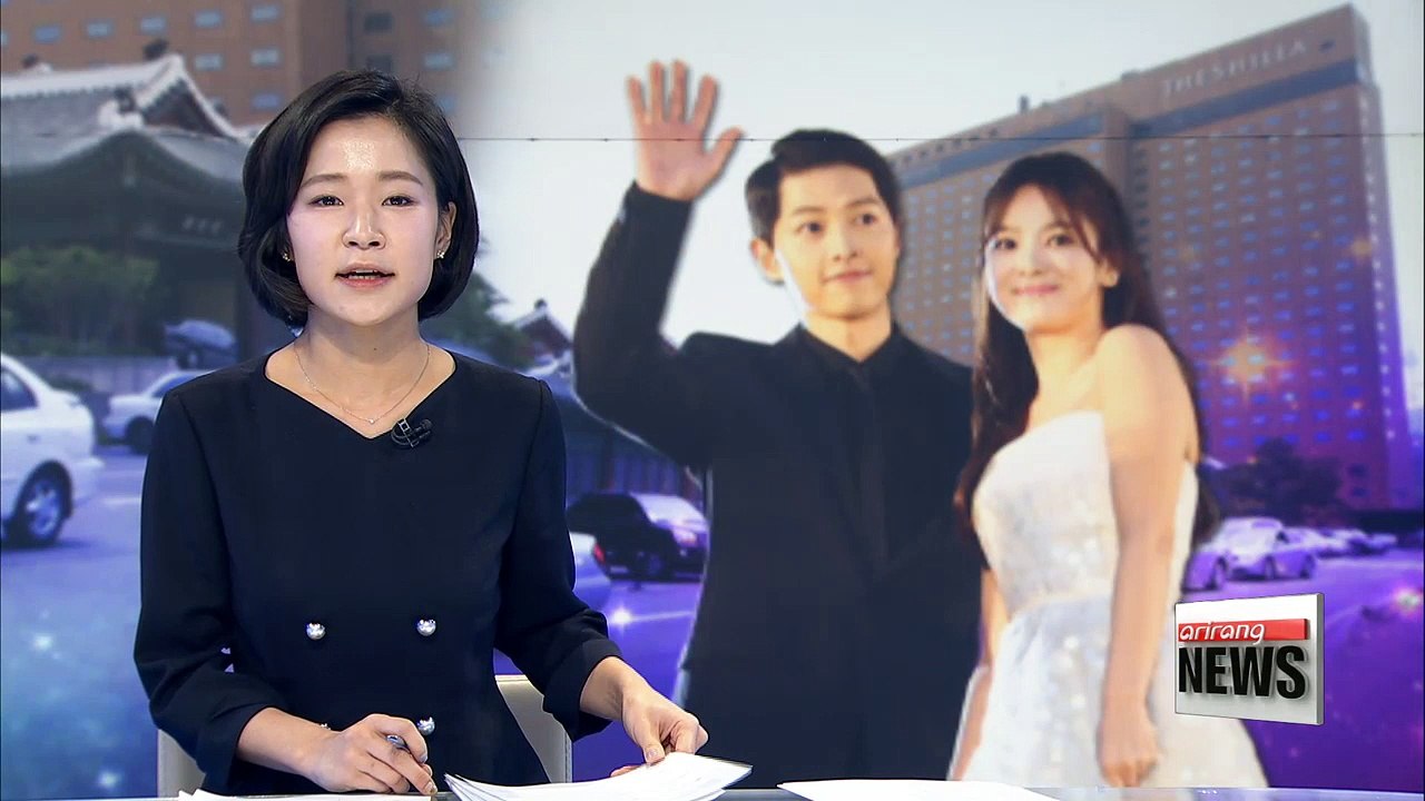 Celebrity couple Song Joong-ki and Song Hye-kyo to tie knot on Tuesday