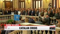 Deposed Catalan leader Carles Puigdemont flees to Brussels