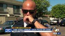 Thief steals jewelry, leads police on chase-BKQuYZqbxJg