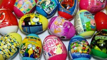 20 Surprise Eggs - Kinder surprise,peppa pig in inglish,сюрприз яйца,ovos surpresa