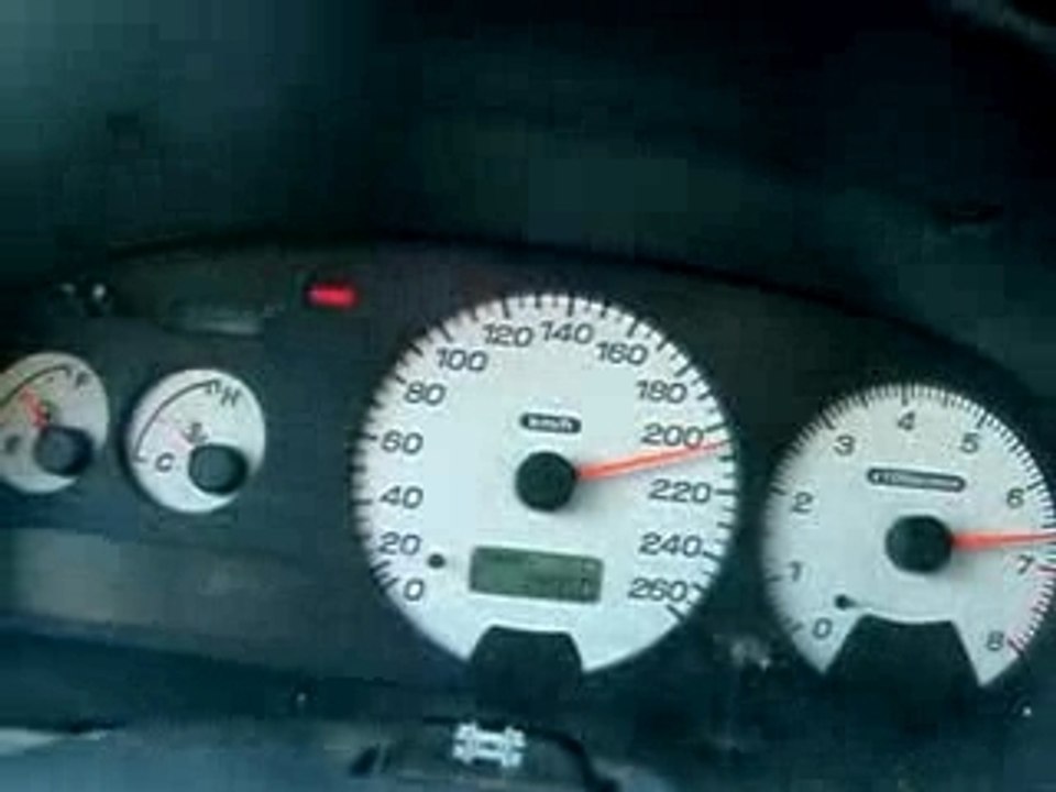 accélération d une impreza gt