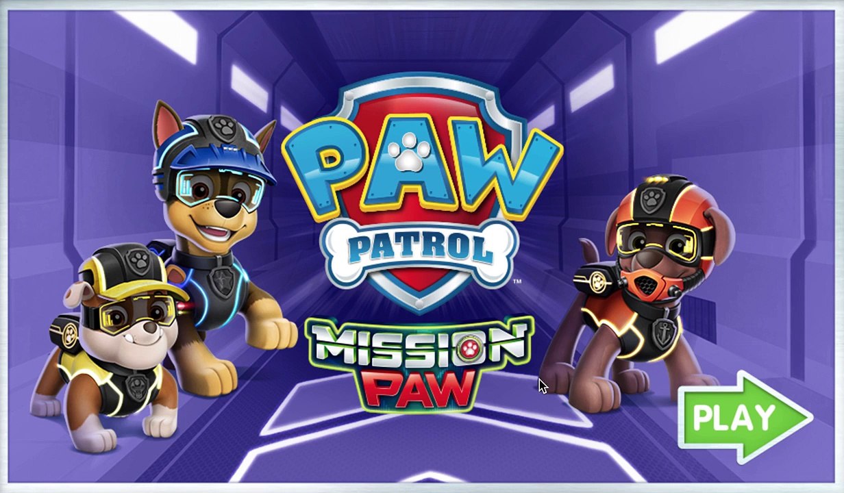 New PAW PATROL Mission Paw Nick Jr. Games for Kids with Paw Patrol