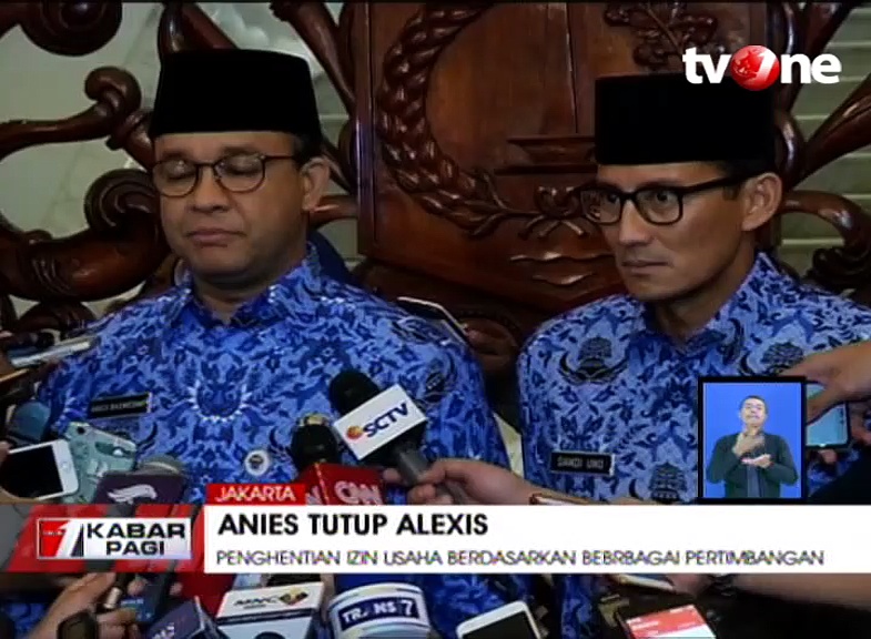 Anies Baswedan Tutup Alexis